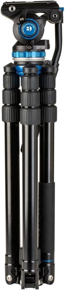 Benro Aero6 Pro Travel Video Tripod Aluminium, A3883TS6PRO, Aluminium