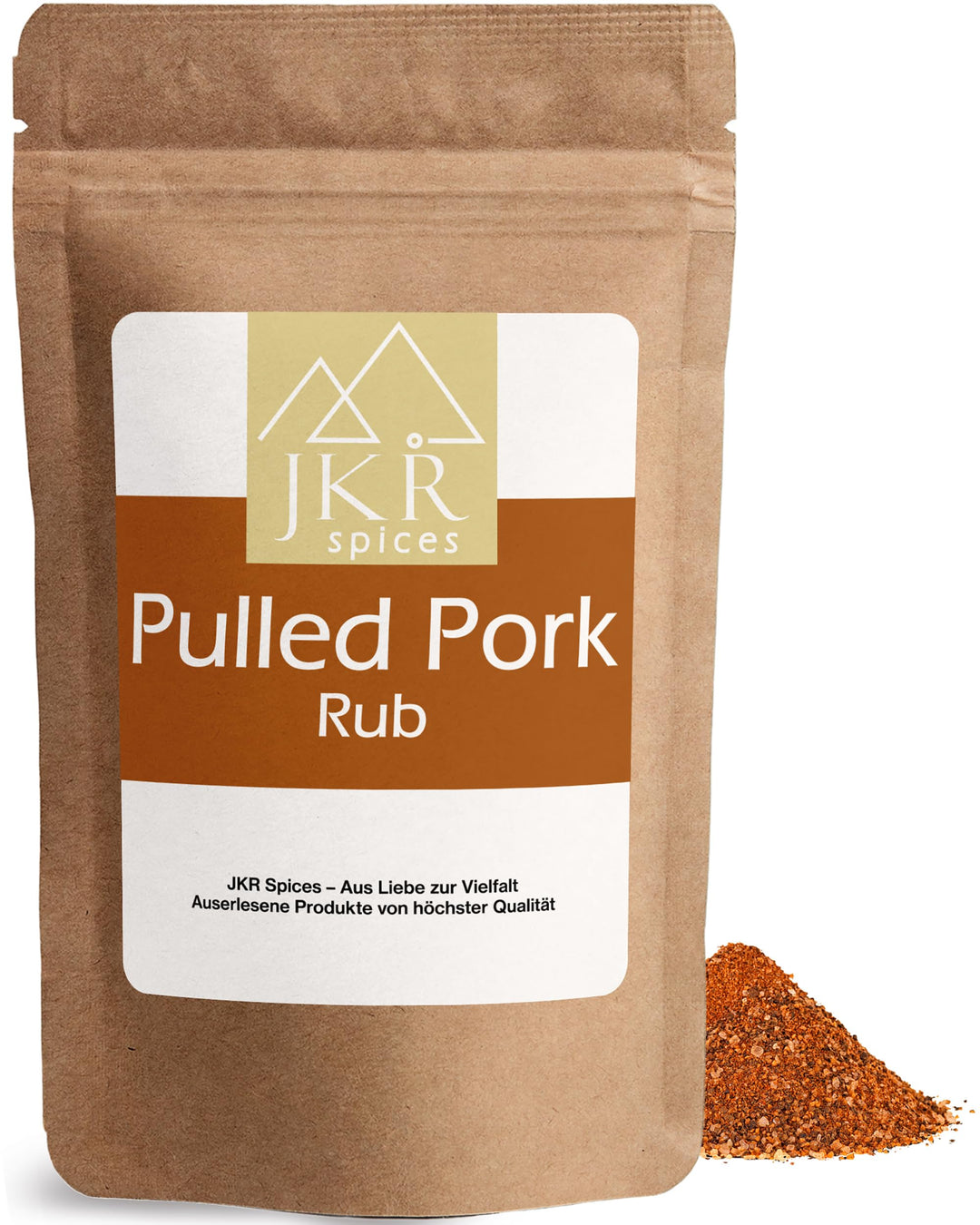 JKR Spices Pulled Pork Rub 900g, BBQ Gewürzmischung für Smoker Grill Ofen Dry Rub für Schweinenacken