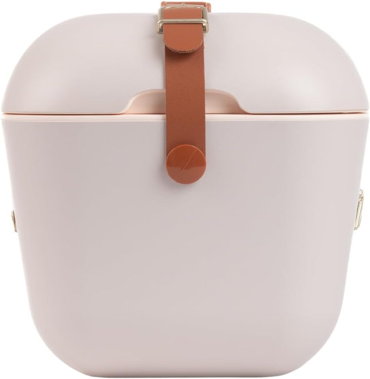Retro Kühltasche mit Lederband 20 Liter - Polarbox - Perle