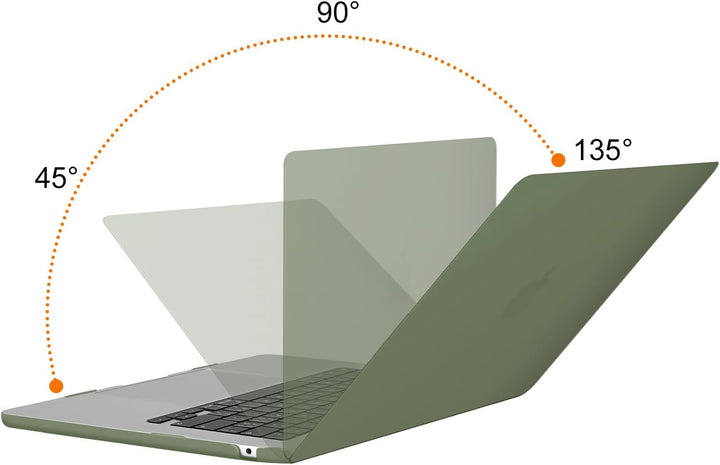 MOSISO Kompatibel mit MacBook Air 15 Zoll Hülle 2026 2025 2024 2023 M5 M4 M3 M2, Hartschale Hülle A3