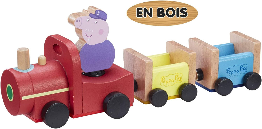 Peppa Pig PPC65 Opa Pig Zug 1, inklusive George-Figur, Spielzeug aus Holz