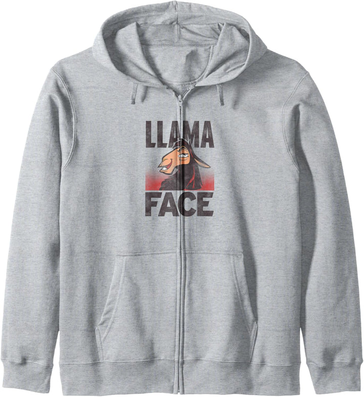 Disney The Emporer's New Groove Kuzco Llama Face Kapuzenjacke