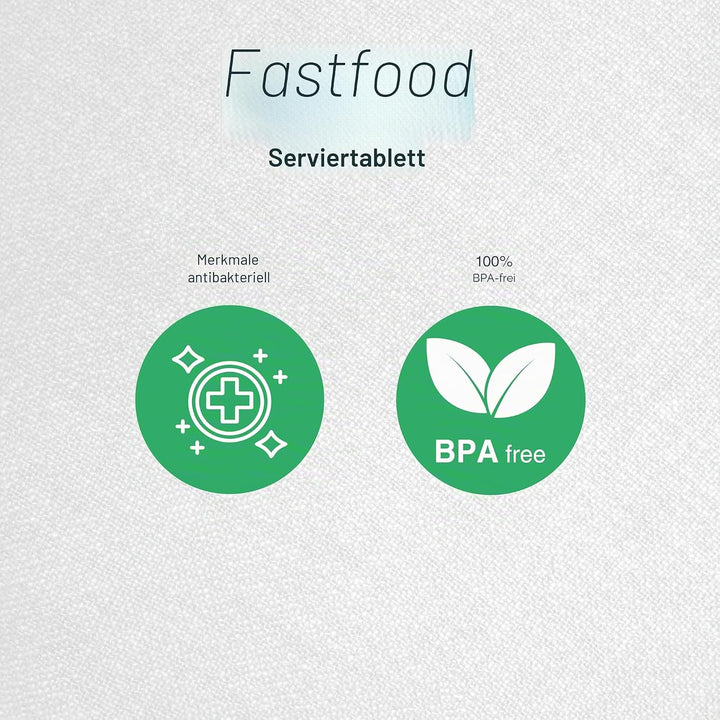 Lacor - 66997 - Serviertablett, Serviertablett, Polypropylen, BPA-frei, Stapelbar, Widerstandsfähig,