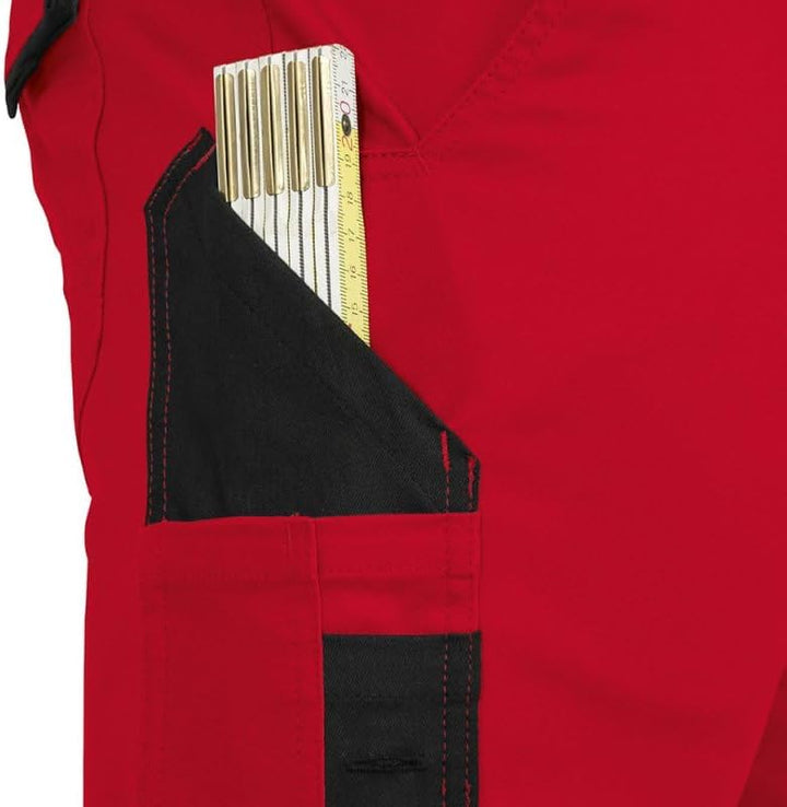 Leibwächter Bundhose FLEXH Flex LINE rot- schwarz Nr. FLEXH22 Grösse 46