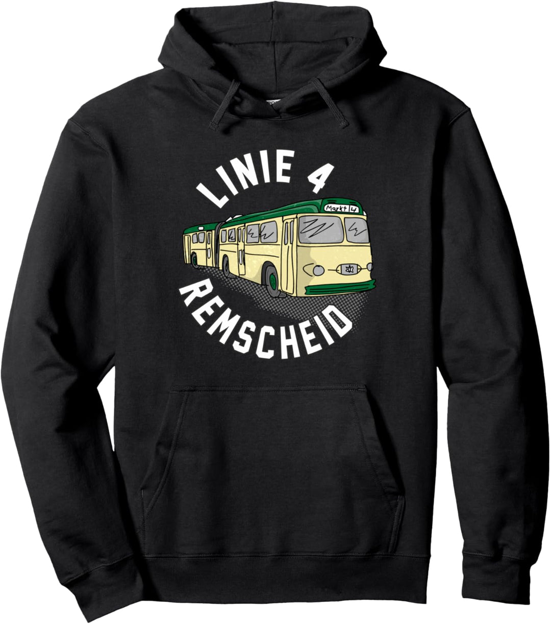 Remscheid Linie 4 Gelenkbus - Heimat - Geschenk - Oldtimer Pullover Hoodie
