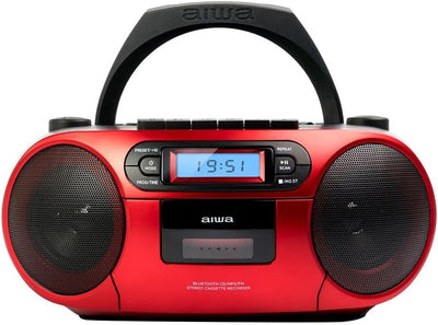 AIWA BBTC-550 tragbarer Radiorekorder, Bluetooth, CD, USB