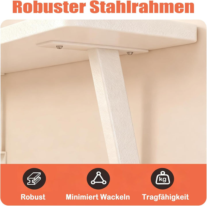 Klemmbares Schreibtisch Organizer Regal, Adjustable Desk Shelf Clamp Schreibtischregal Klemmbar Aufb