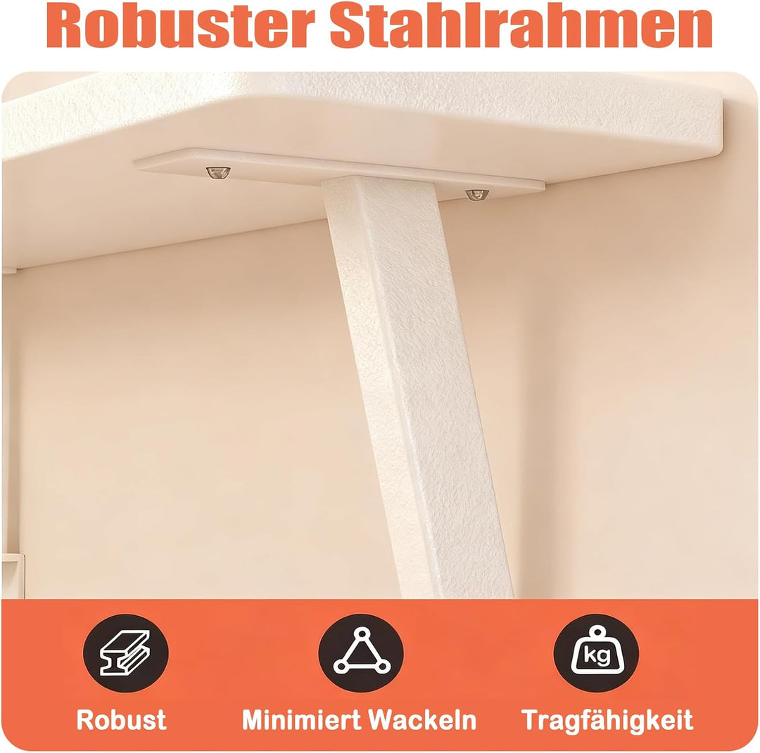 Klemmbares Schreibtisch Organizer Regal, Adjustable Desk Shelf Clamp Schreibtischregal Klemmbar Aufb