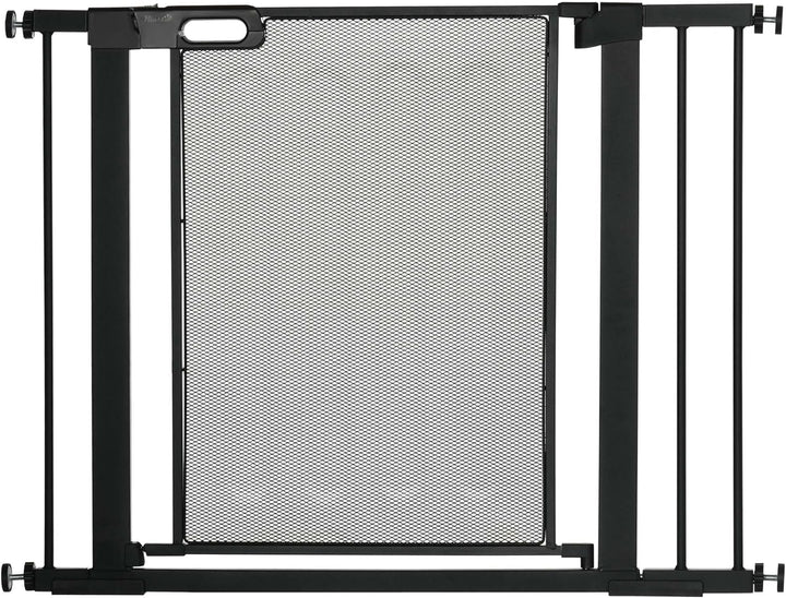 PawHut Hunde Türschutzgitter, Treppengitter, Hundegitter ohne Bohren, 75-103 cm Breite Absperrgitter