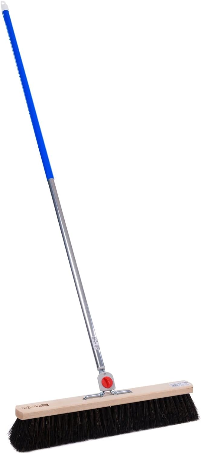 BawiTec Echt Arengabesen Breite 50cm 4-Loch Wechselsystem mit Stiel Länge 145cm nass- öl-beständig A