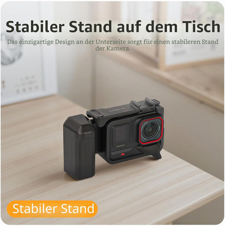 Gdraco Xplorer Grip Kit für Insta360 Ace Pro/2 Seitengriff Griff für Insta360 Ace Pro 2/Ace Pro