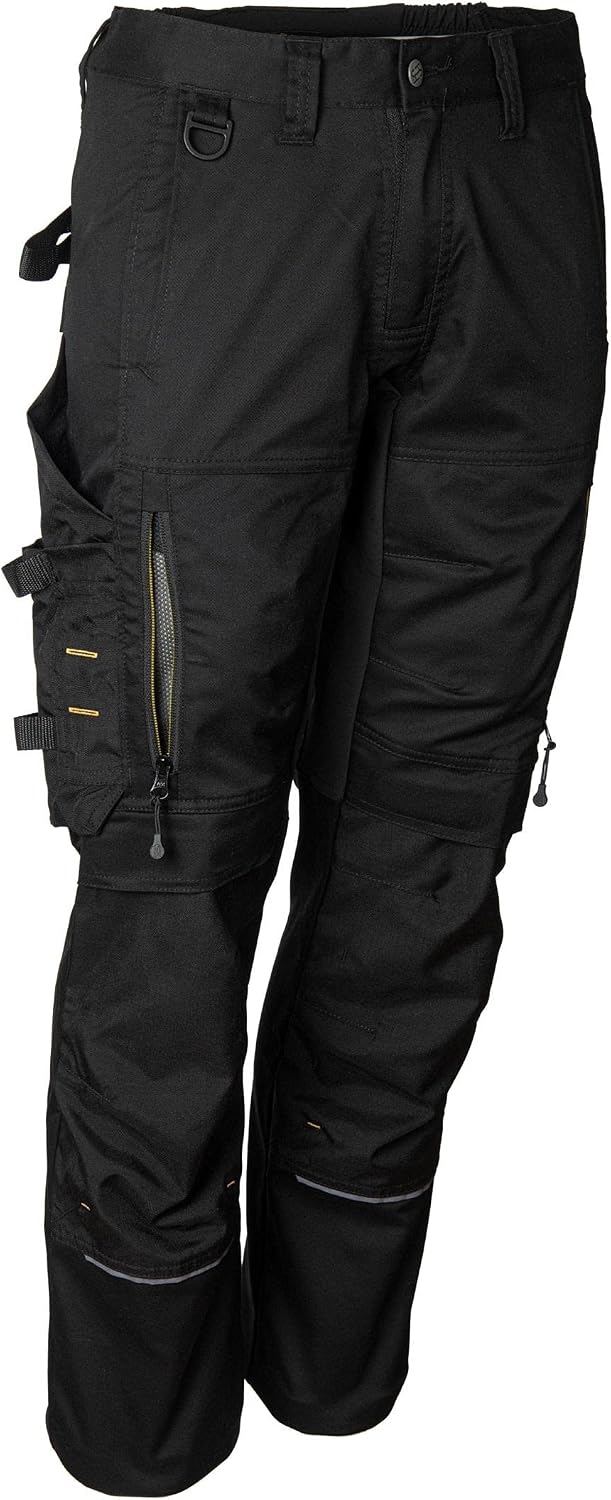 Hans Schäfer Workwear HSW Smart – Lange Arbeitshose für Damen – Modische Cargo-Bundhose mit Knietasc