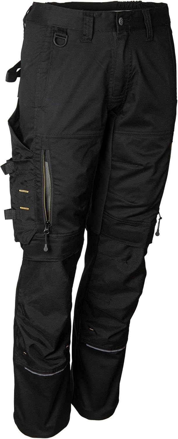 Hans Schäfer Workwear HSW Smart – Lange Arbeitshose für Damen – Modische Cargo-Bundhose mit Knietasc