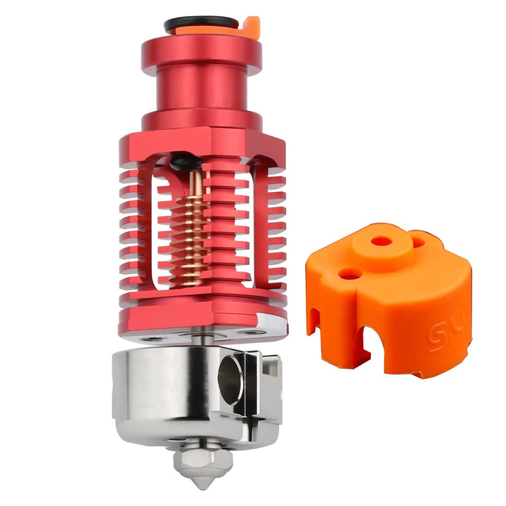 Upgrade Red Lizard k1 V6 Hotend Plated Copper Nozzle Block Compatible with CR10 Ender 3 V2 Pro Ender