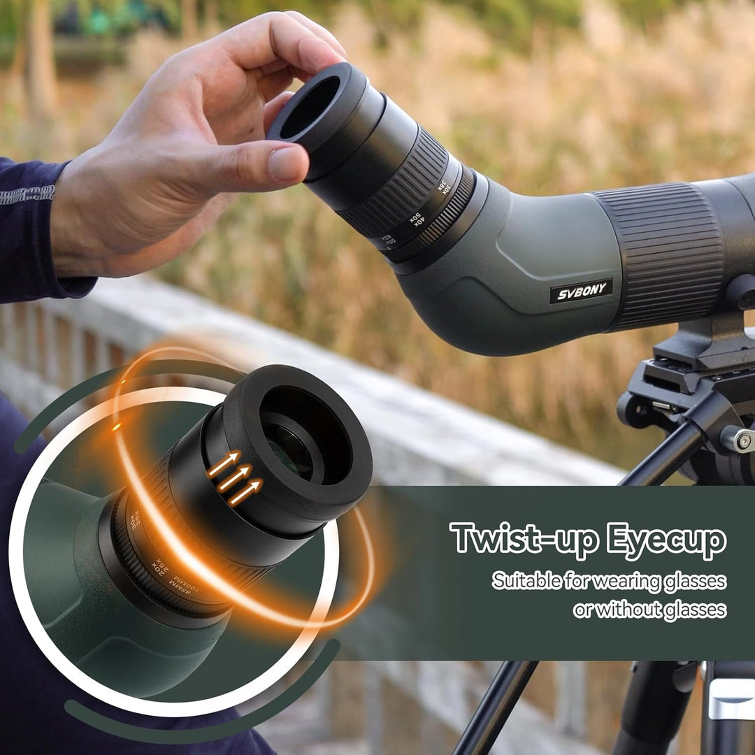 Svbony SA401 APO Spektiv, 25-75x100mm Apochromatisch Duales ED Objektiv FMC, Digiscoping Kompatibel