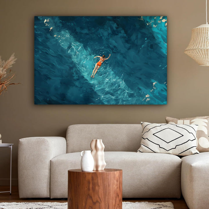 MuchoWow© Leinwandbild Gross 120x80 cm XXL Dekoration Wohnzimmer Bilder Pictures Wall Decoration Liv