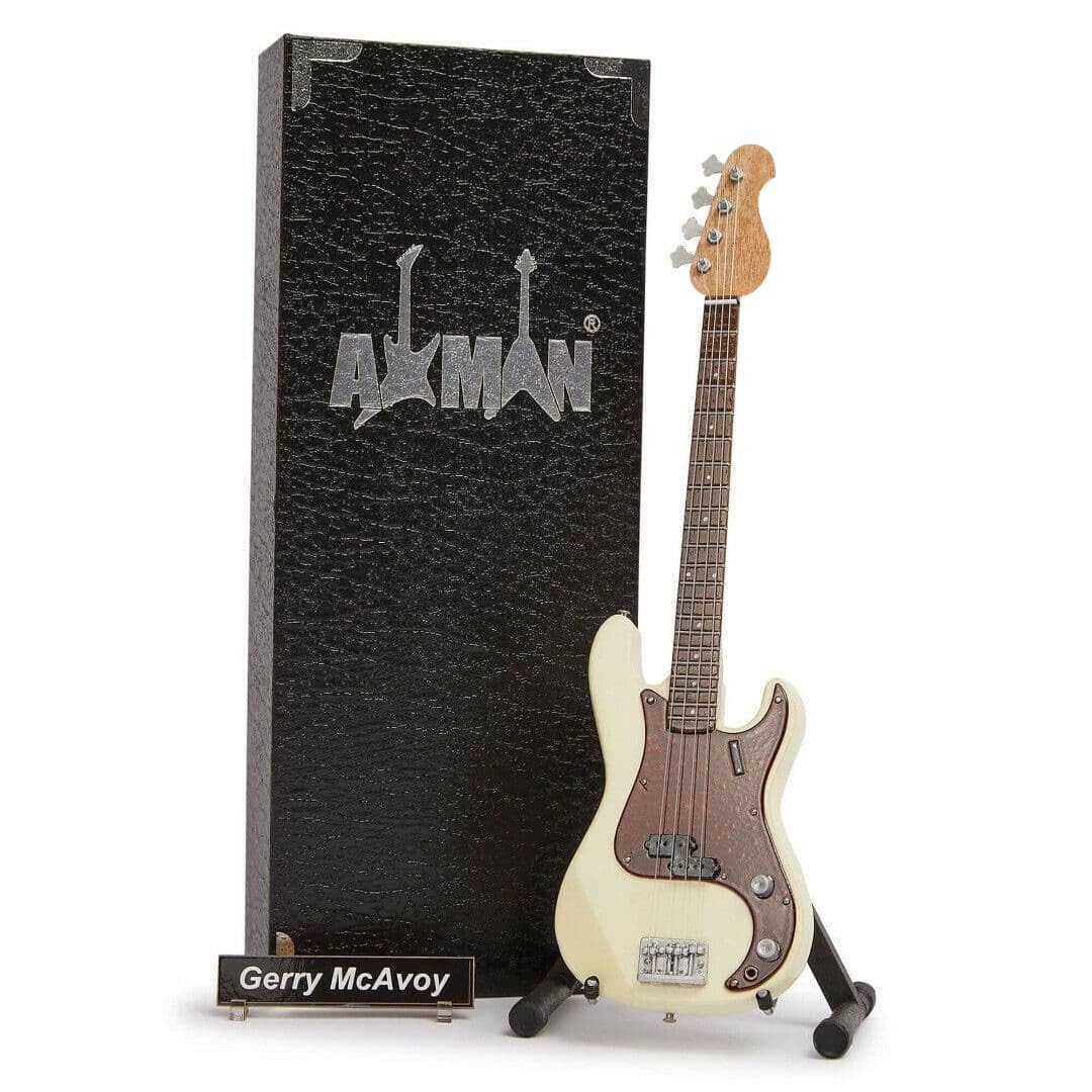 Gerry McAvoy (Rory Gallagher): Miniatur-Gitarren-Nachbildung, handgefertigt, Ornament, 1/4 Massstab,
