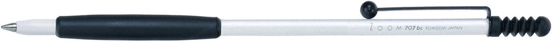 Tombow BC-1000ZS3 Kugelschreiber Zoom 707 inklusive Geschenkverpackung, weiss/schwarz, weiss/schwarz