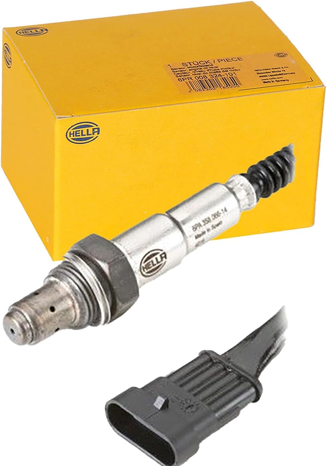 HELLA 6PA 358 066-141 Lambdasonde - 4-polig - Kabel: 350mm