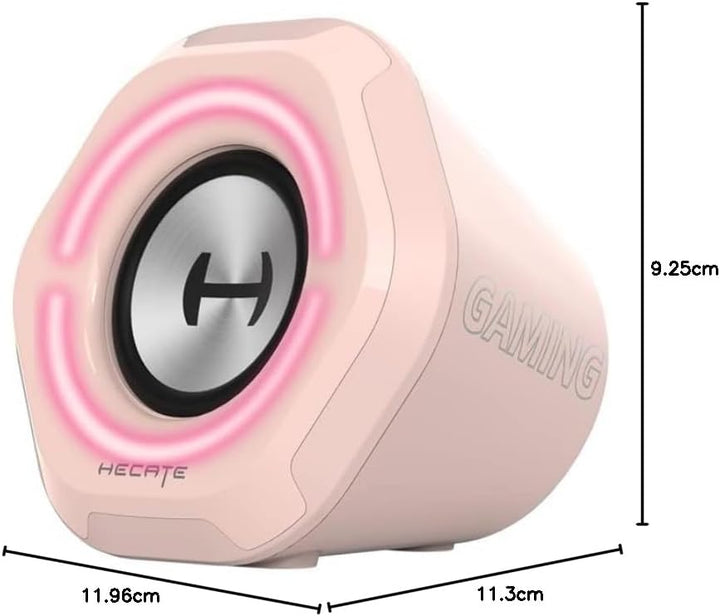EDIFIER G1000 kompakte Bluetooth Gaming-Lautsprecher mit 2 Klangmodi und RGB-Beleuchtung mit 12 vers