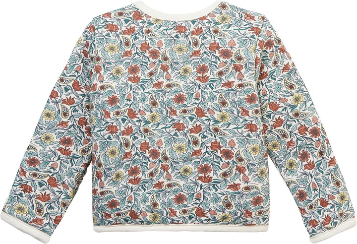 Noppies Baby-Mädchen Girls Indoor Jacket Nevada Reversible Strickjacke 56 Blue Surf - P425, 56 Blue