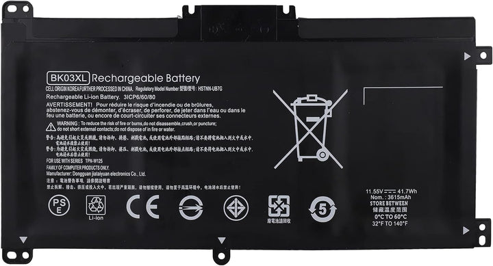 Swark Laptop BK03XL Akku Kompatibel mit HP Pavilion X360 14-BA000 14M-BA000 14m-ba011dx