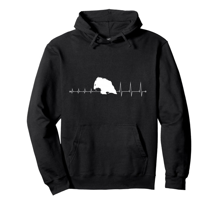 Herzschlag eines Fehmarn Fans Pullover Hoodie