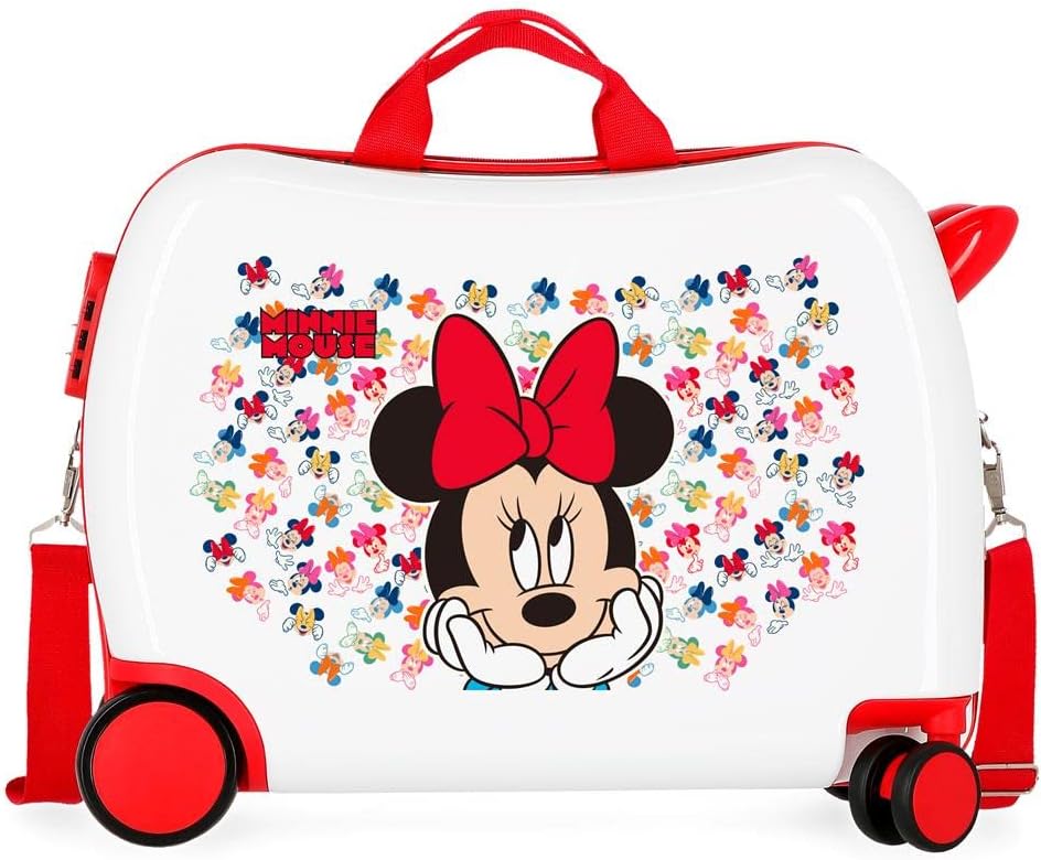 Disney Minnie Diva Kinderkoffer, mehrfarbig, 50 x 39 x 20 cm, ABS-Kombinationsverschluss, 34 l, 1,8