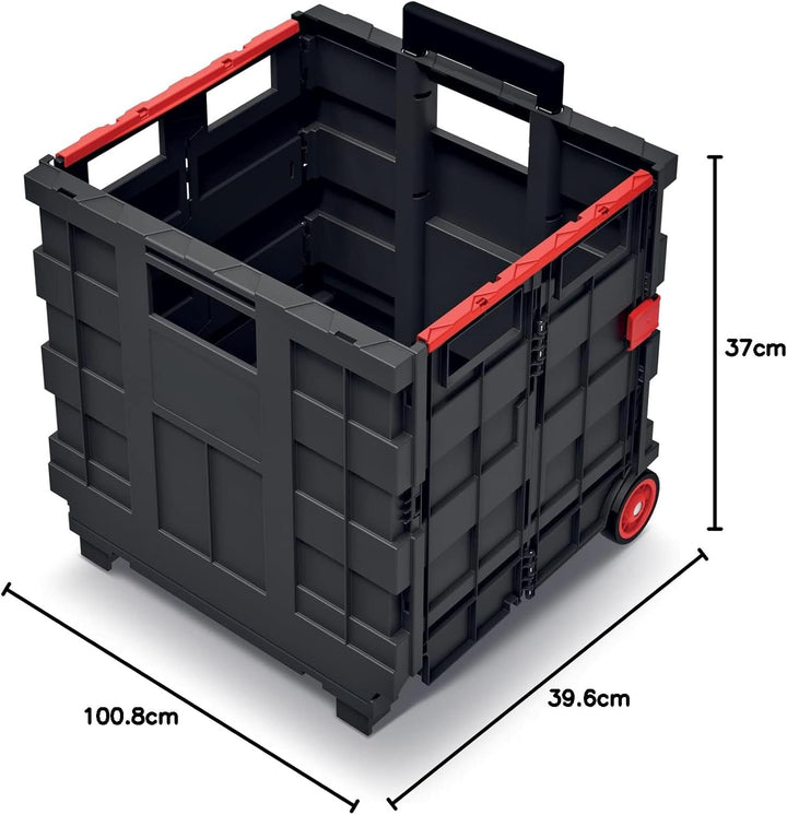 Einkaufstrolley Transportwagen klappbar Werkzeugkoffer Koffer Plattformwagen Transportbox Einkaufsko