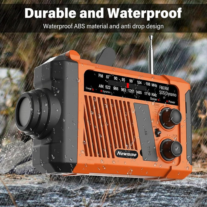 Kurbelradio,1800MA Notfallradio,Kurbelradio Solar,Solar Radio,Notfall Solarradio,Notradio Batteriera