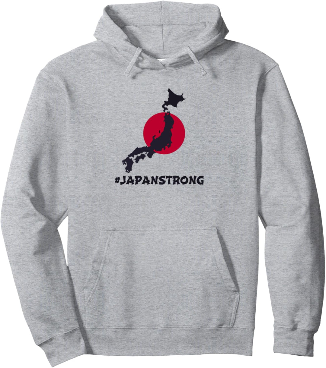 Japan Strong Unterstützung Japanische Flagge Damen Herren Pullover Hoodie