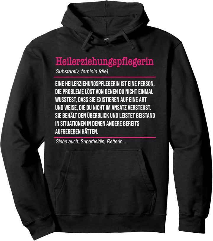 Heilerziehungspflegerin Definition HEP Pflegerin Pullover Hoodie