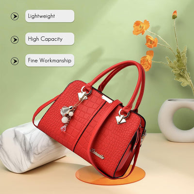 FANDARE Damen Handtasche Umhängetasche Frauen Schulterbeutel Shopper Tote Reise Henkeltasche Schulte