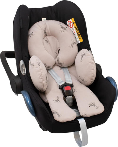 JYOKO KIDS Sitzverkleinerer Antiallergikum Universal Baby 100% Baumwolle (Giraffe, Enthält Kopf-, ei