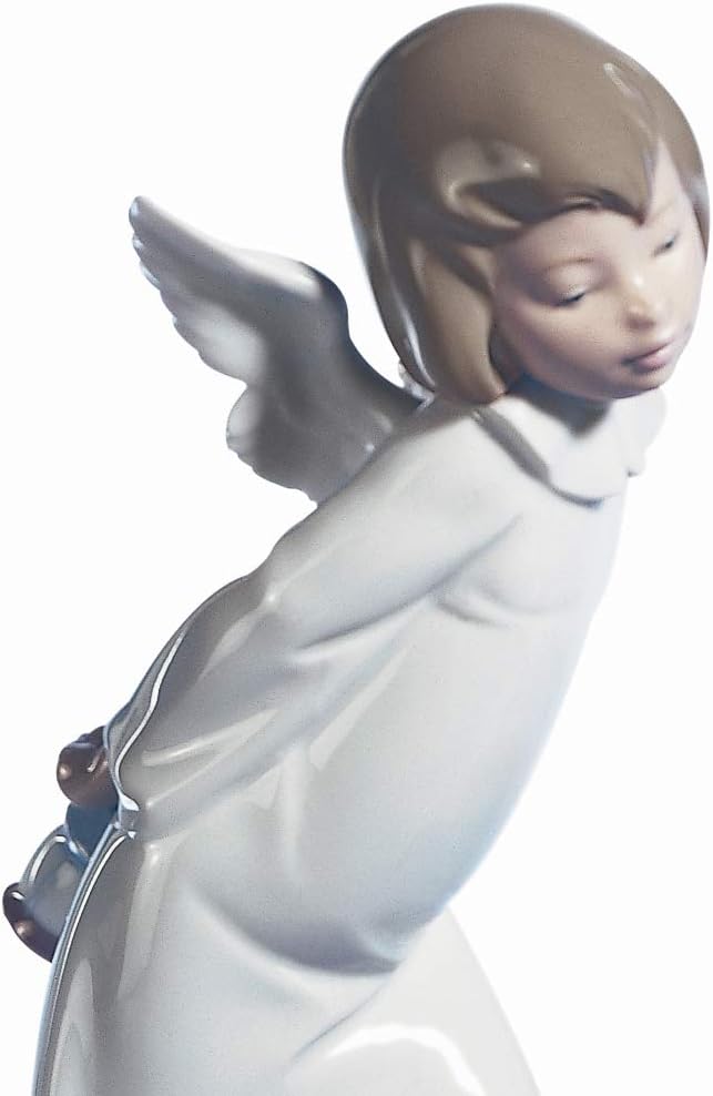 LLADRÓ Figur Stupsnäsiger Engel. Engel. Porzellan.