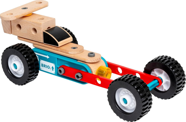 BRIO Builder 34595 Nachziehmotor-Konstruktionsset - Ergänzung Builder Konstruktionssystem, fördert d