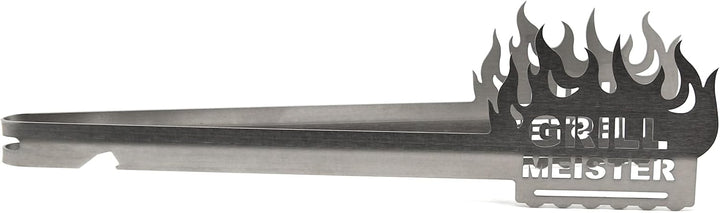 Grillzange Motiv Grill Meister, spülmaschinengeeignet, Geschenkidee, Männergeschenk, Geschenk für Pa