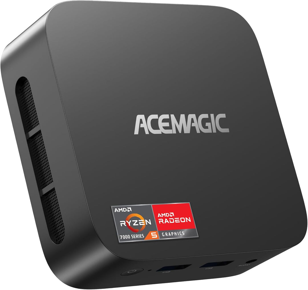 ACEMAGICIAN K1 Mini PC, AMD Ryzen 5 7430U (6C/12T, up to 4.3Ghz),16GB DDR4 512GB M.2 SSD Mini Comput