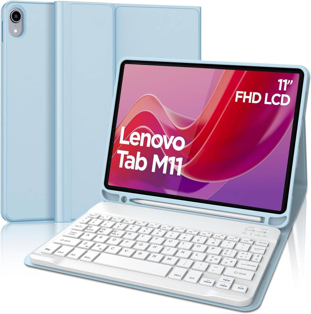 WINCHKING Tastatur Hülle für Lenovo Tab M11 11'' 2024 Tastatur für Lenovo Tab M11 Tablet Magnetisch
