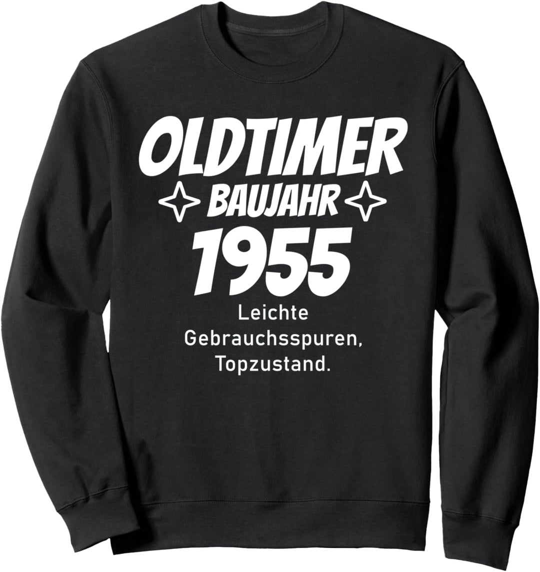 Oldtimer Baujahr 1955 Design Geburtstag lustig Sweatshirt