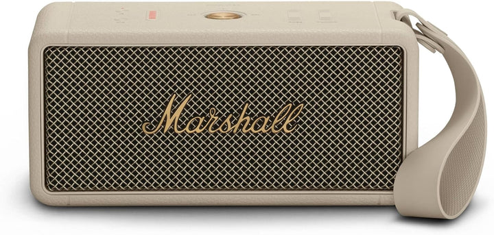 Marshall Middleton kabelloser tragbarer Bluetooth-Lautsprecher, über 20 Stunden tragbare Spielzeit,