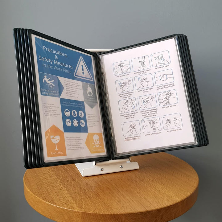 Leviatan Sichttafel Panel A4, PP 10er Packung, Grün Panel Grün, Panel Grün