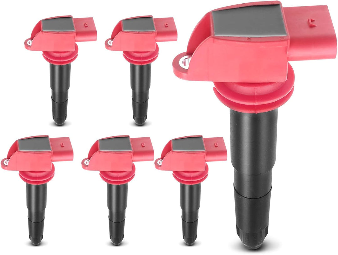 6x Zündspule Zündmodul 4-Polig für C-a-y-e-n-n-e 9PA P-a-n-a-m-e-r-a 970 3.6L 4.8L 2007-2016 9486021