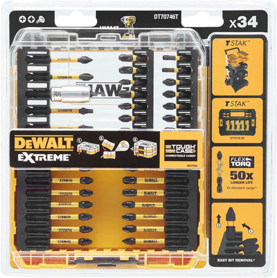 DEWALT DT70746T FLEXTORQTM Schraubendreher-Set, 34-teilig