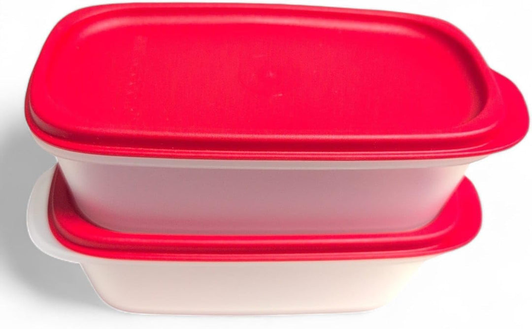 Tupperware Eidgenosse Eckig Eidgenossen Kompaktbehälter Vorrat Modular Kühlschrank System 0,5 Liter