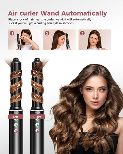 Air Styler 5 in 1, Haarstyler mit 110,000 RPM Haartrockner, 20m/s Luftstrom, Föhnbürste, 320 Million