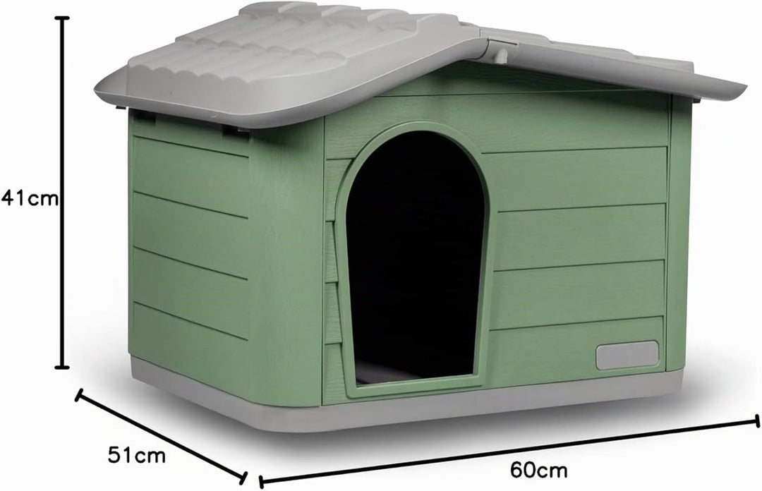 MP Bergamo Plastic Recycled Hundehütte Princess ECO SALVIA ECO SALVIA S, ECO SALVIA S