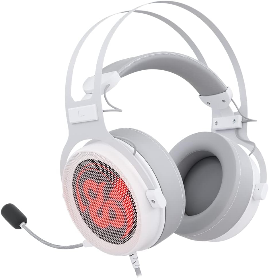 Newskill Kimera V2 Ivory 7.1 Gaming-Kopfhörer kompatibel mit PC und PS4 in weiss Ivory weiss, Ivory