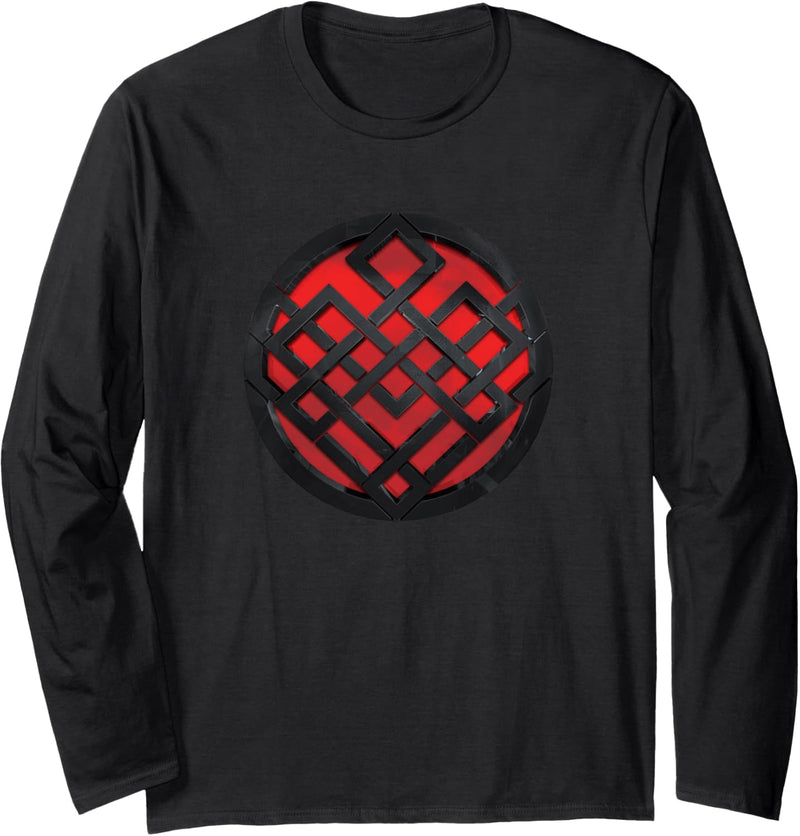 Marvel Shang-Chi and the Legend of the Ten Rings Red Icon Langarmshirt