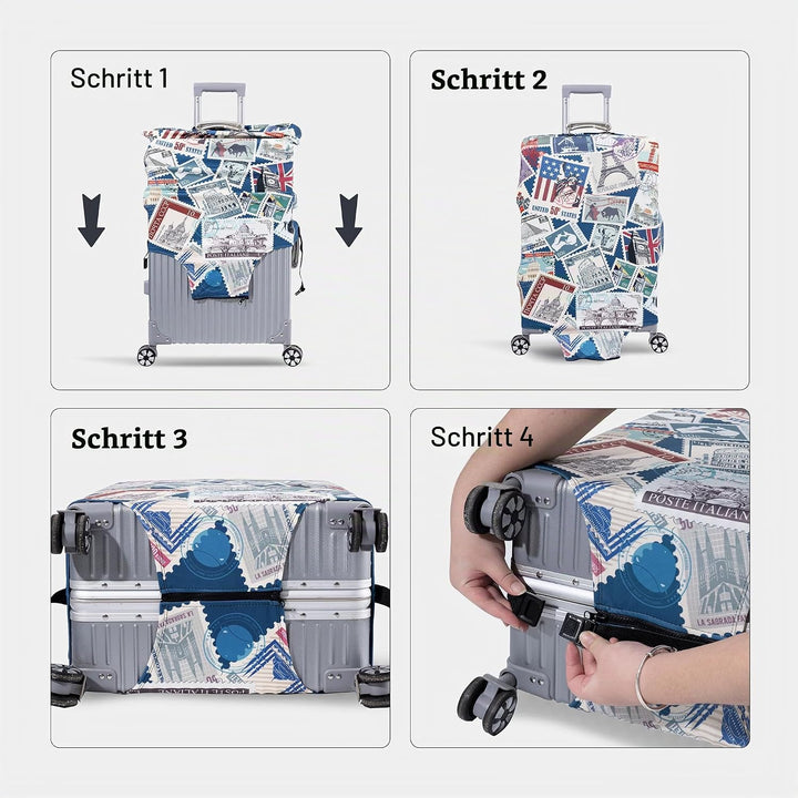OrgaWise Kofferhülle Luggage Cover Gepäck Cover Gepäckabdeckung for Travel Luggage Schutzhülle Koffe